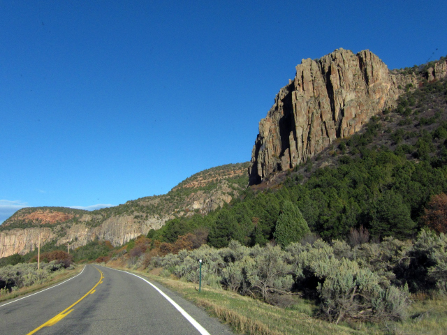 Heading north on CO-141 toward Grand Junction from Gateway (6651)