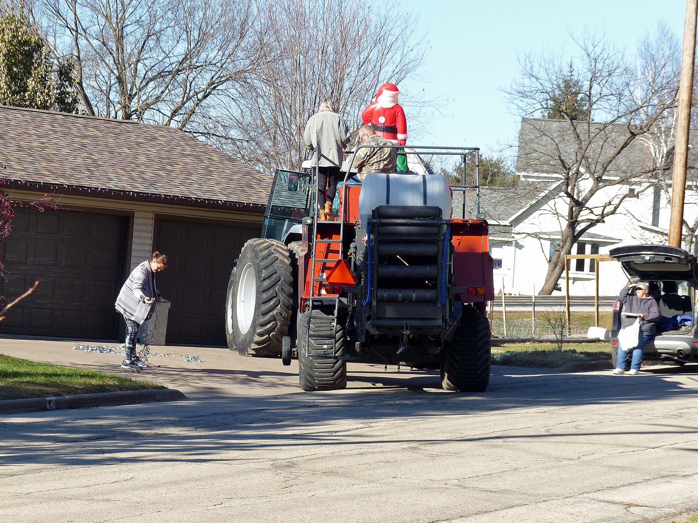 Getting ready for the parade