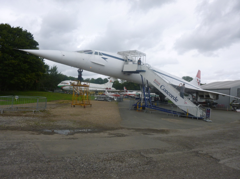The initial prototype Concorde is now at Brooklands