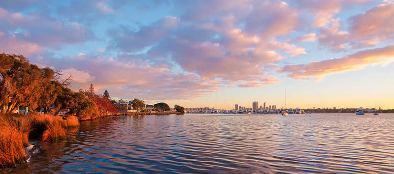 Applecross and The Swan River at Sunrise, 25th July 2013