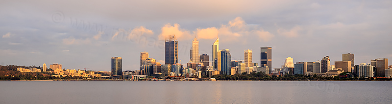 Perth and the Swan River at Sunrise, 5th December 2017