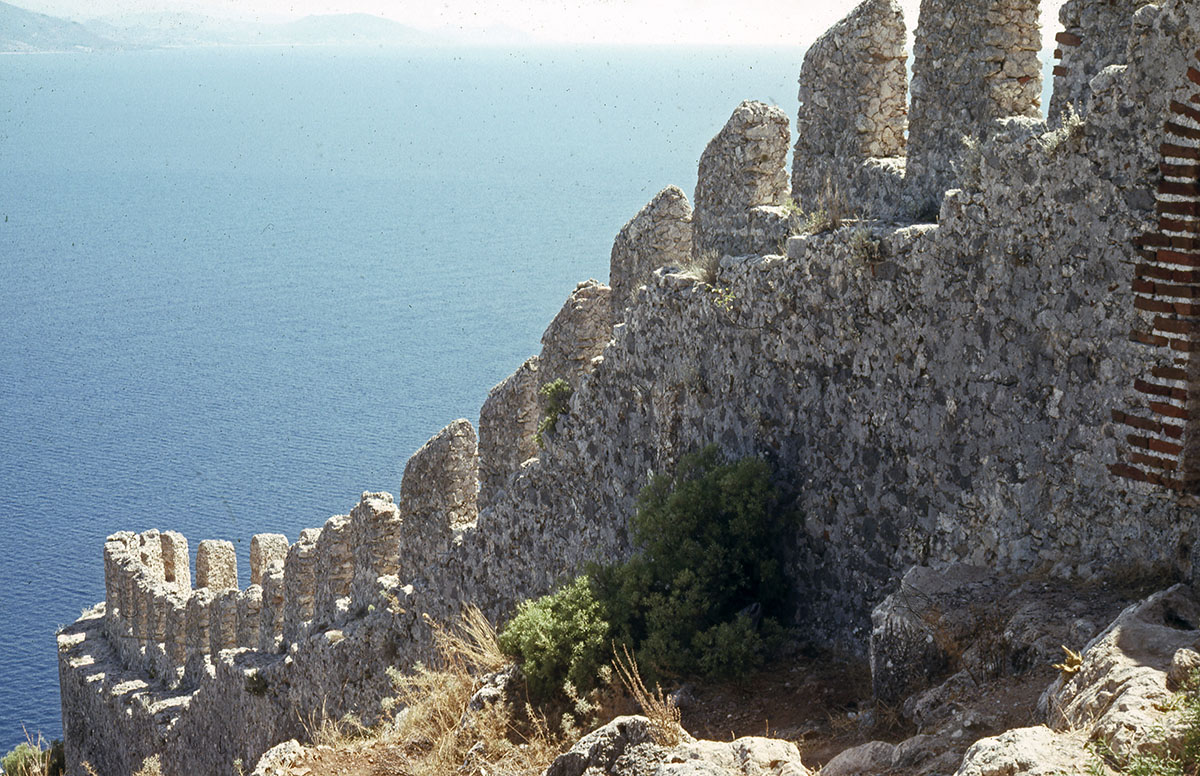alanya kale wall