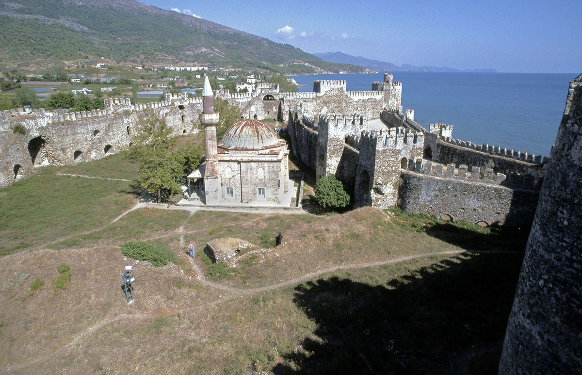 Anamur Castle courts