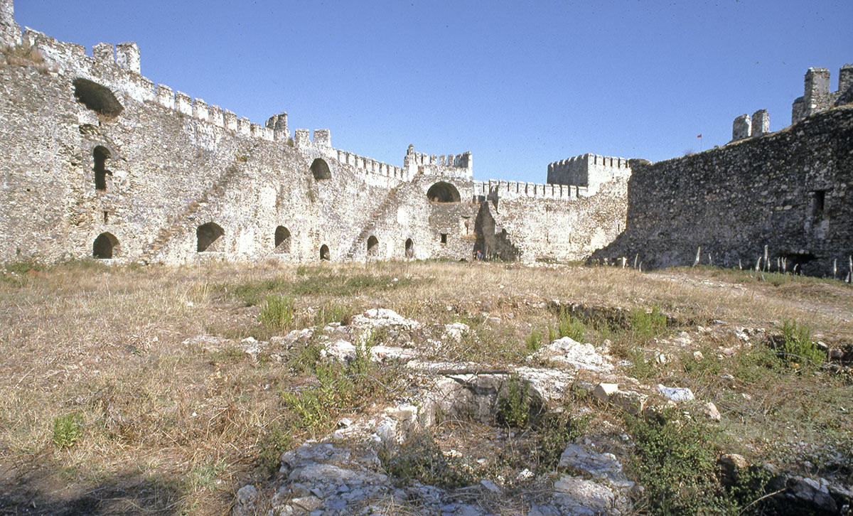 Anamur Castle courts