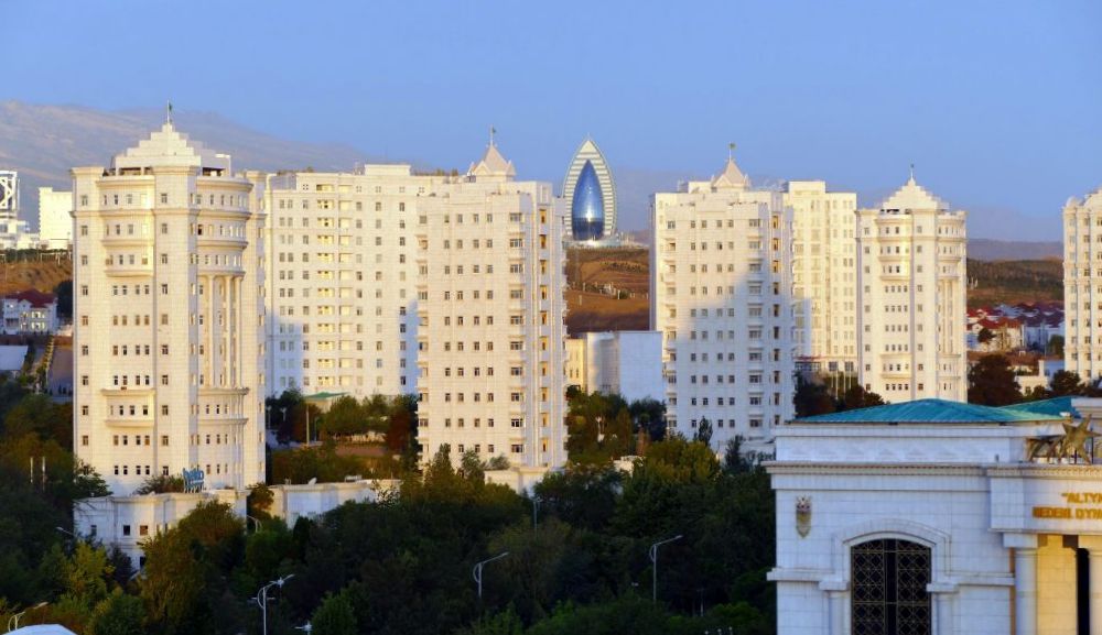 Ashgabat is the largest white-marble city in the world