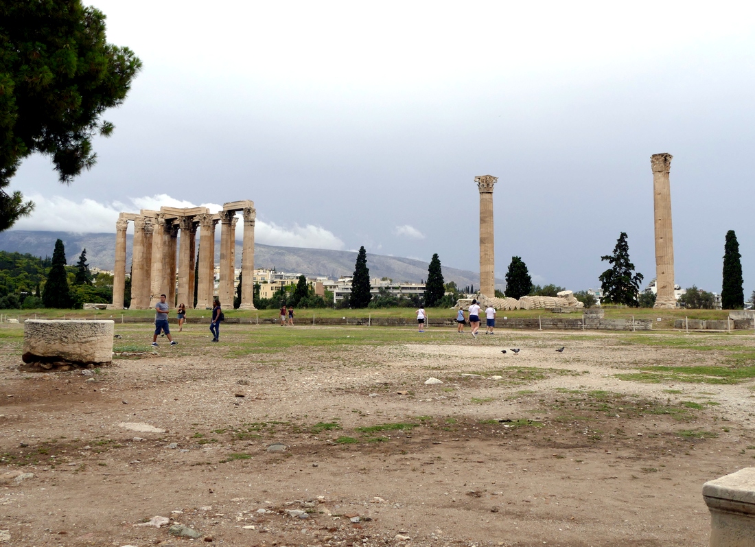 The <a href=https://en.wikipedia.org/wiki/Temple_of_Olympian_Zeus,_Athens >Temple of Zeus</a>