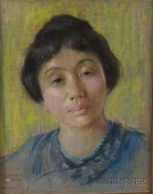Leonebel Jacobs A Lady of Peking. Same painter as Munthes painting