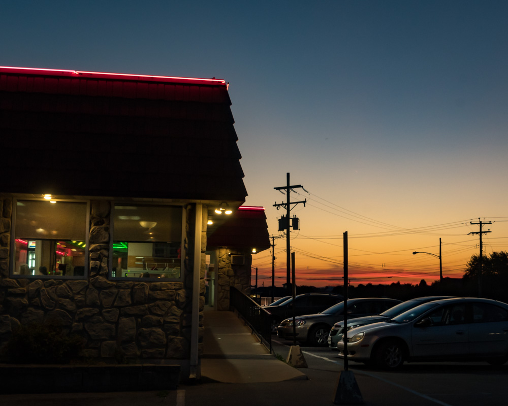 Airport Diner at Sundown