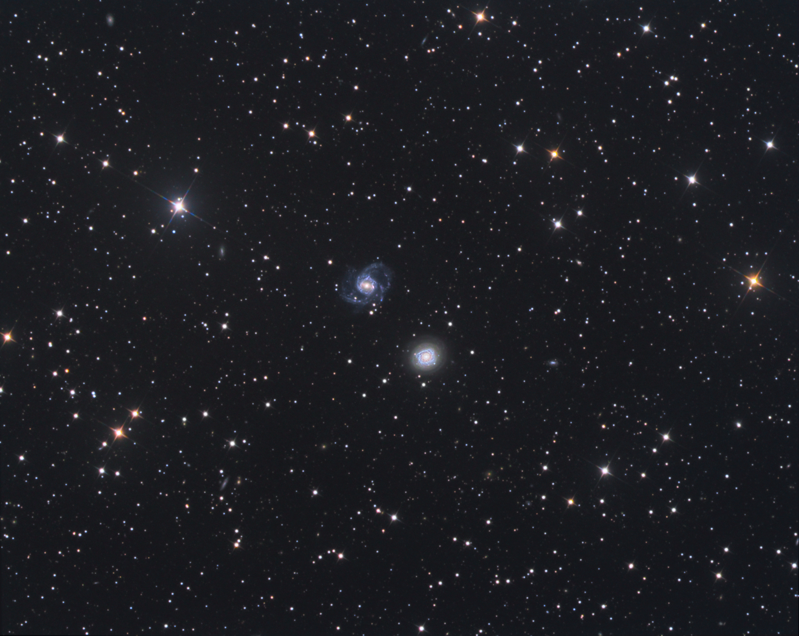 NGC 6935 & NGC 6937 in Indus