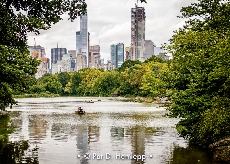 Lake and skyline