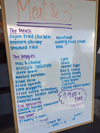 09 Current menu at the Esso Club 3977