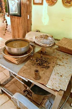 CUBA_2923 Pottery wheel