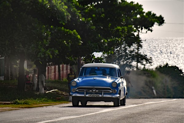 CUBA_3004 Ford with Caribbean in the background