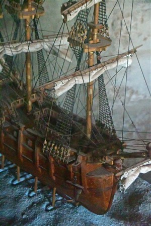 CUBA_3460 Ship model.  El Castillo de Jagua