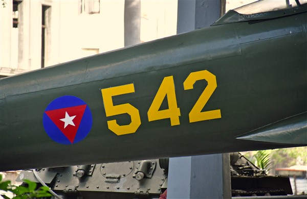 CUBA_5594 Cuban plane outside of the Museo de la Revolucion