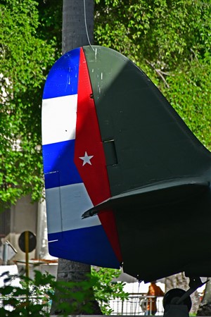 CUBA_5596 Cuban plane outside of the Museo de la Revolucion