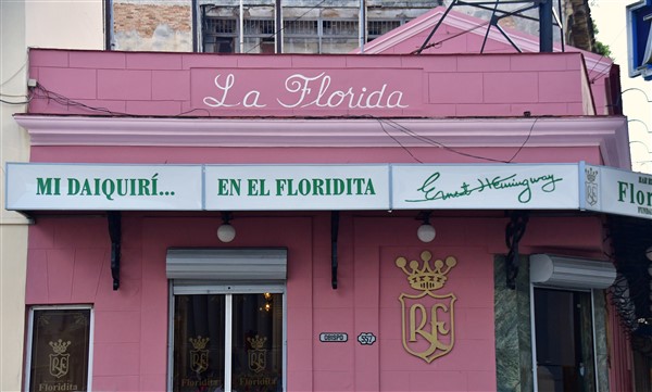 CUBA_5972 La Florida bar - Home of the Hemingway daiquiri 