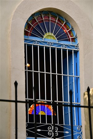 CUBA_6926 Ventana - Iglesia del Sagrado Corazon de Jesus
