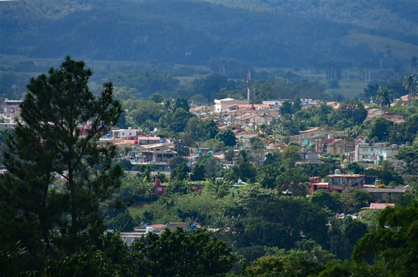 CUBA_7531 Vinales viewed from the organic restaurant