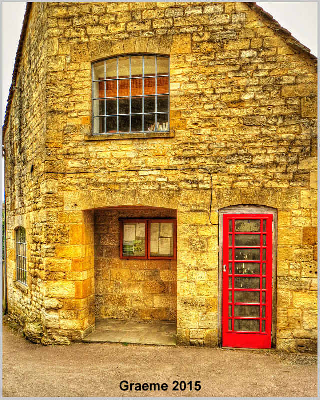 Phone Box and Notice Board