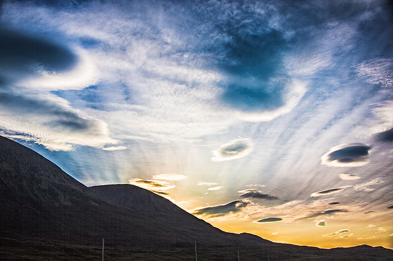 Lenticular Clouds - pre-dawn