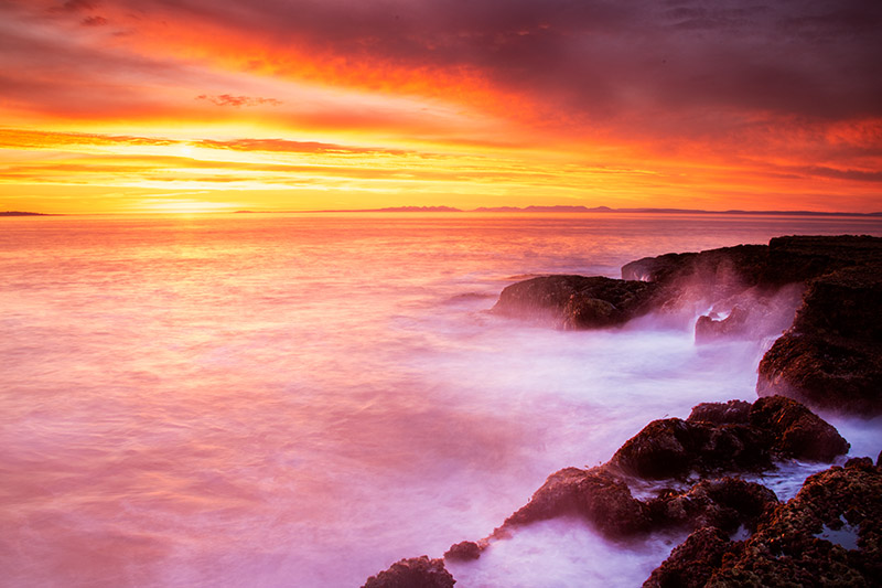 Sunset over Galway Bay