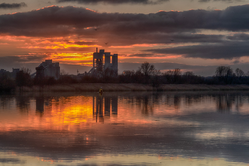 Winter Sunset - River Shannon