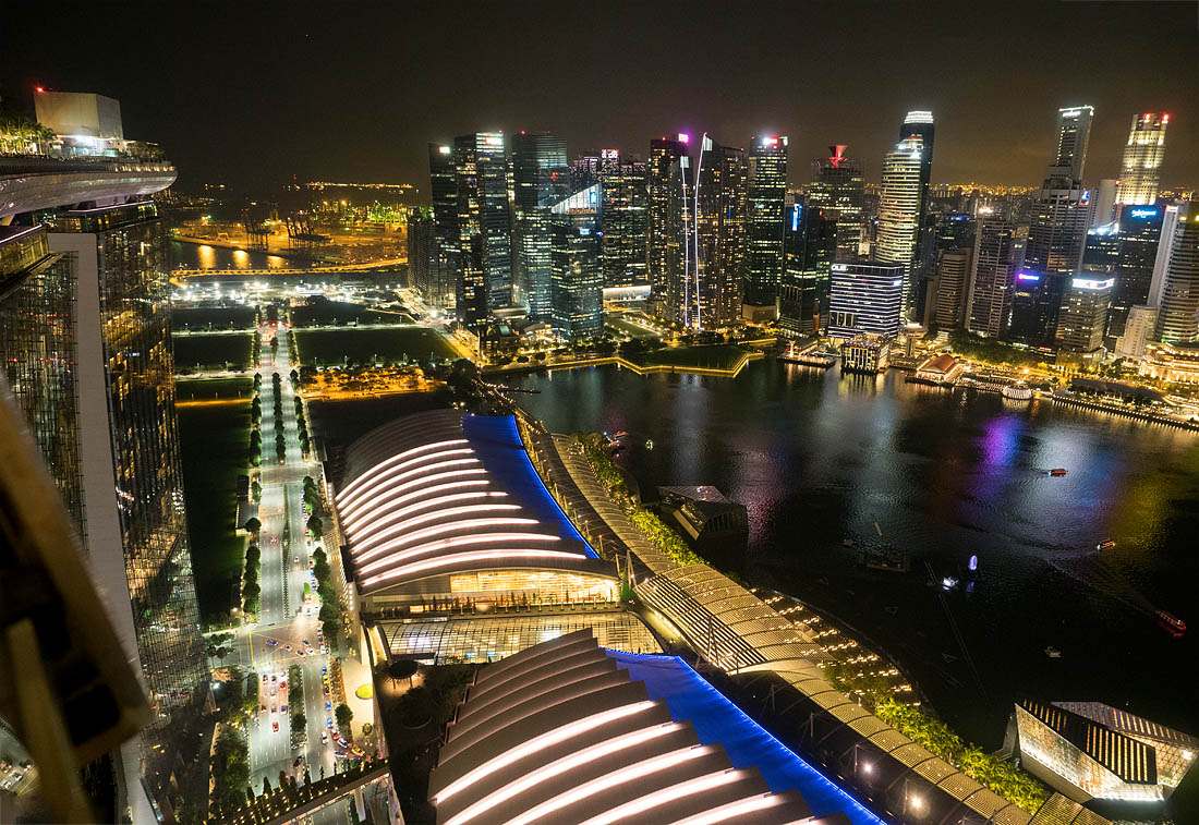 View from the Hotel Marina Bay