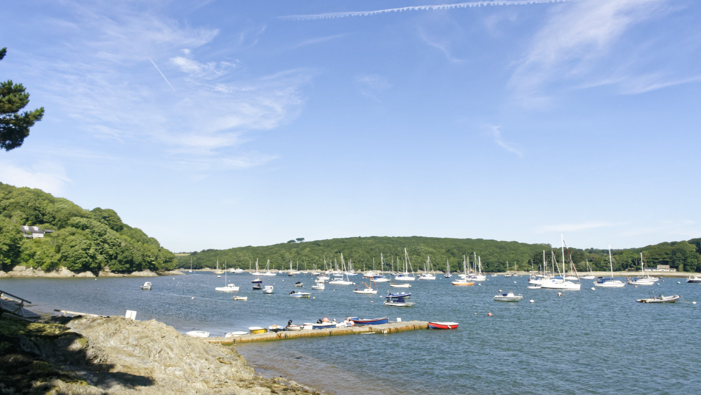 Helford quay and moorings
