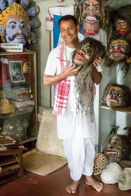 Mask Maker with a Mask