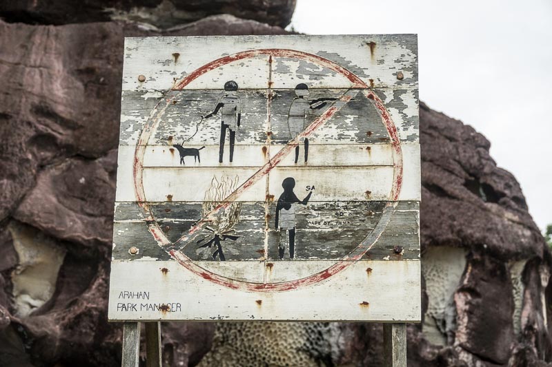 Sign on the Beach