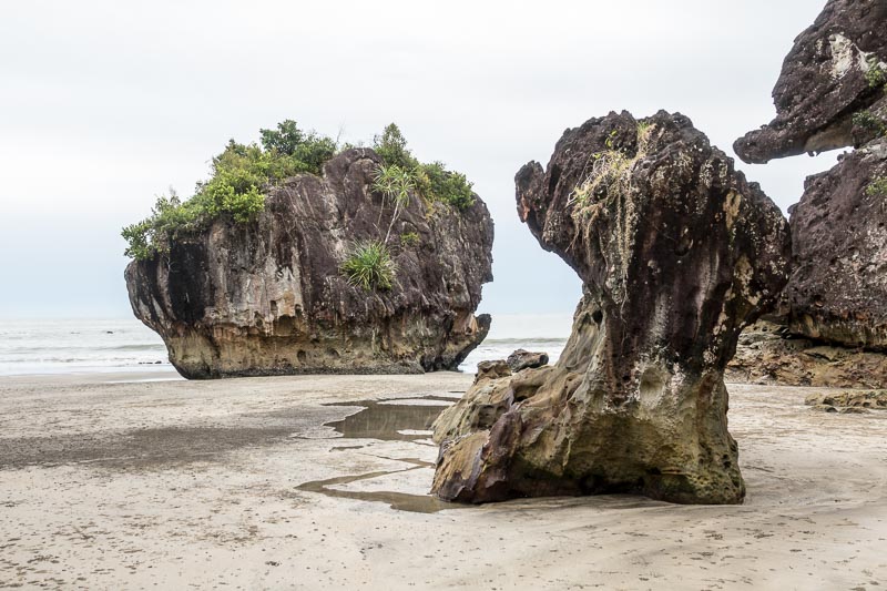 Rock Formations on the Beach