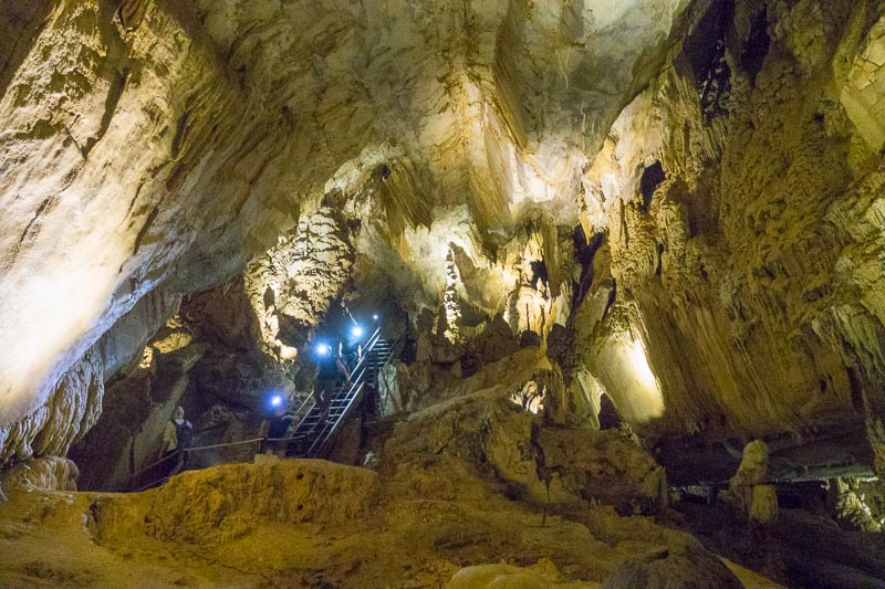 Interior of the Lang Cave