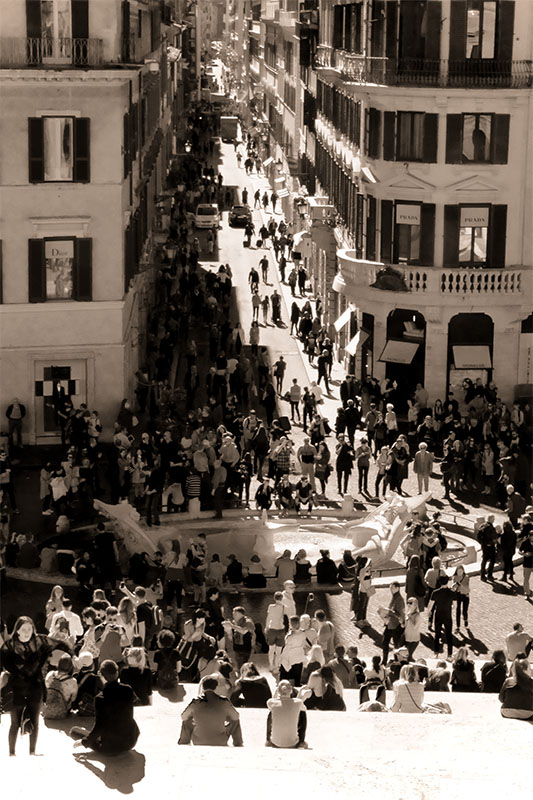 Piazza di Spagna Via di Condotti