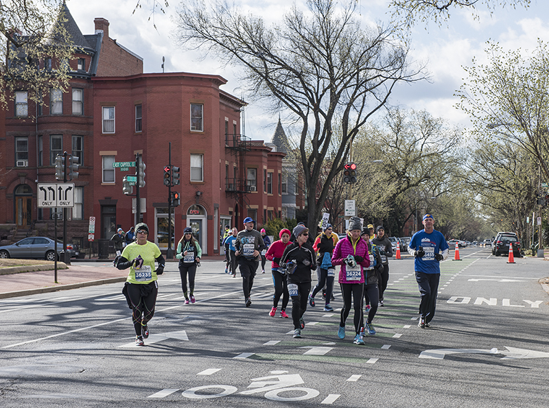Marathon through Capitol Hill