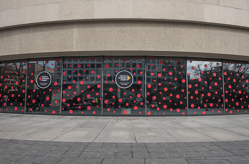Polka-dotted Hirshhorn Museum
