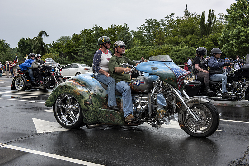 The well-decorated bike