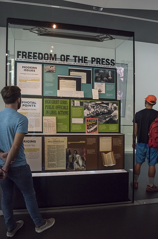 A few Newseum exhibits