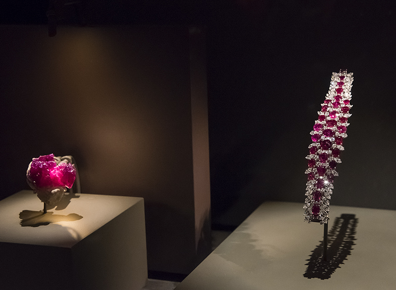 Burmese rubies before and after