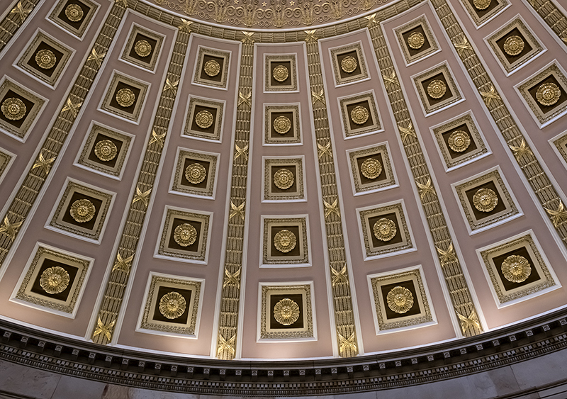 Elaborate design of Statuary Hall