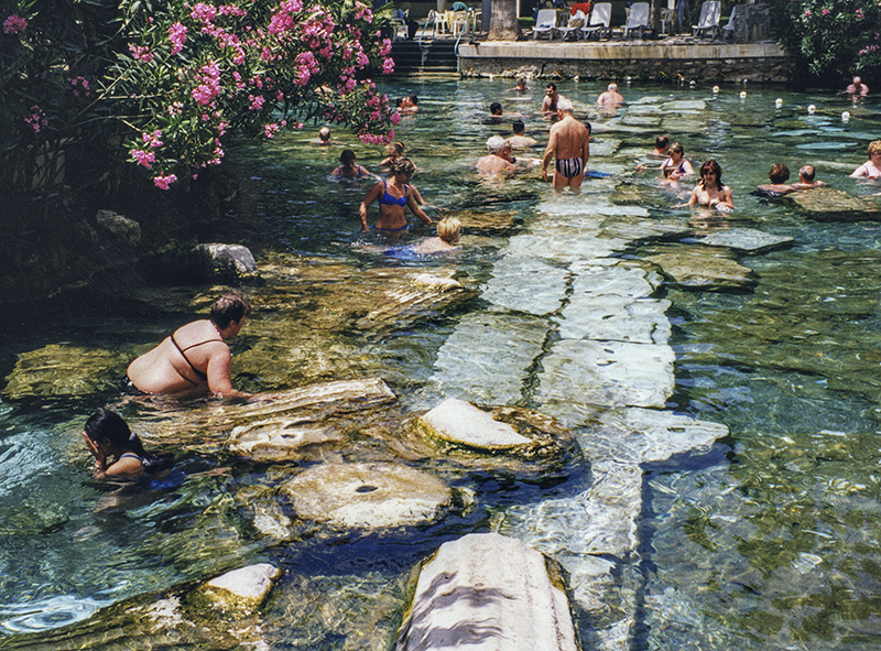 Bathing in the Antique Pool