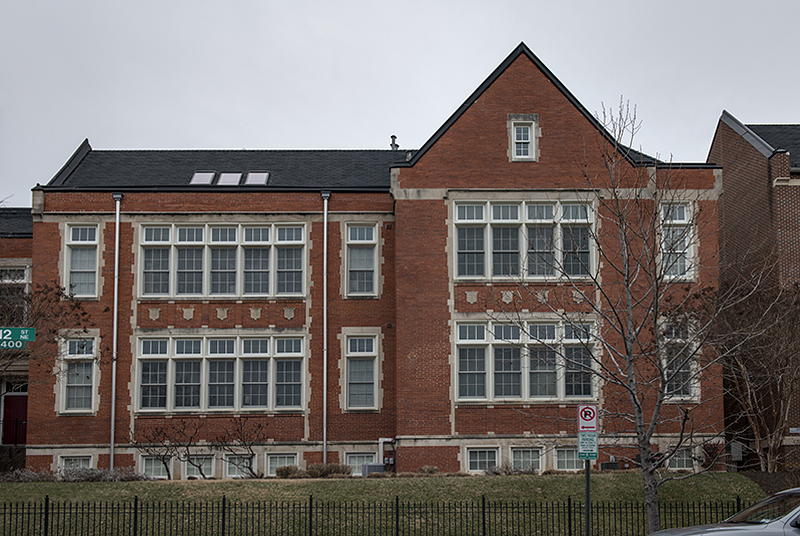 Original Lovejoy School building after conversion 
