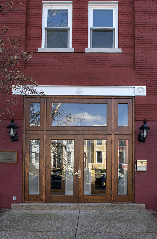 The Logan School: Built 1892, rebuilt 1984