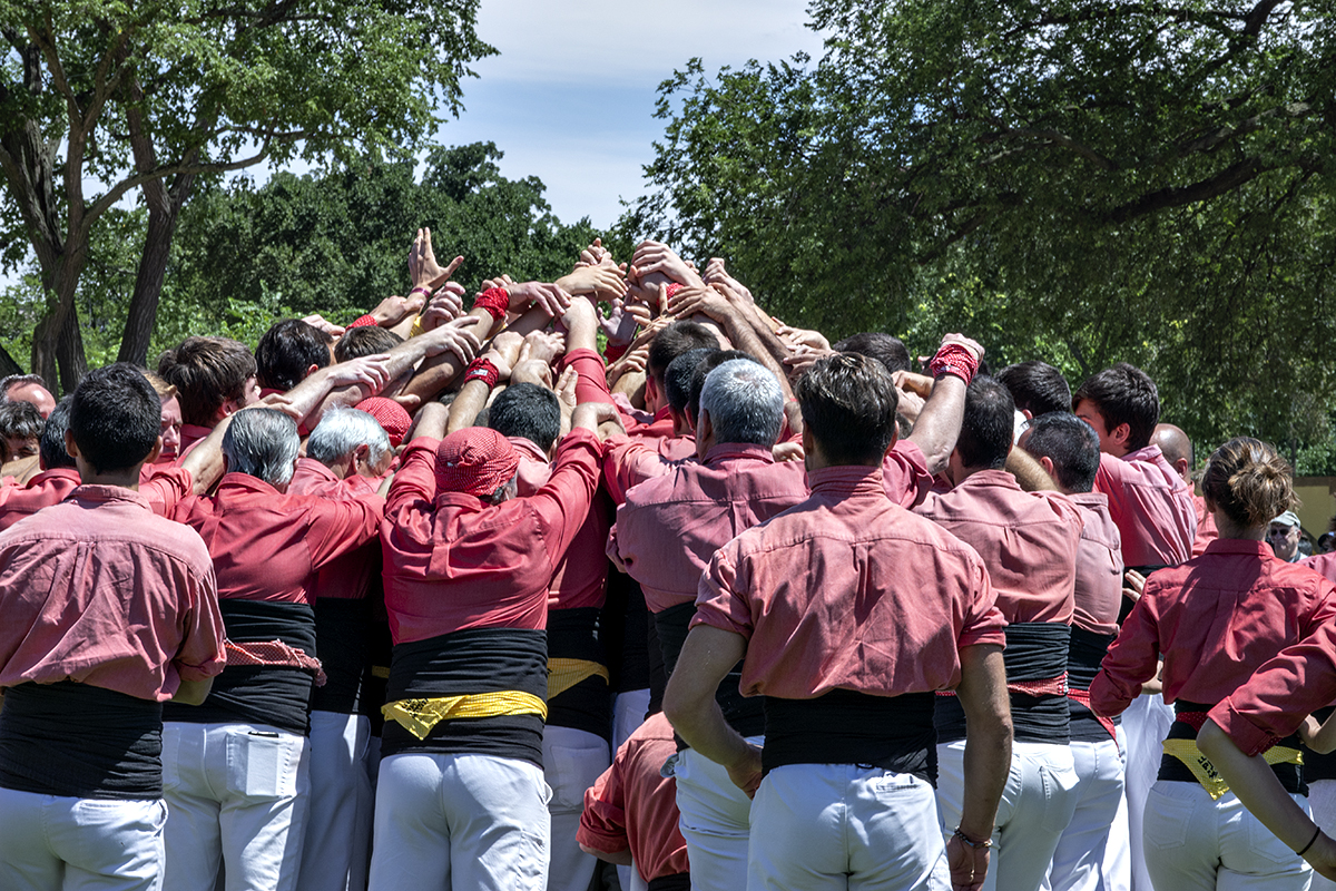 Base of the human tower