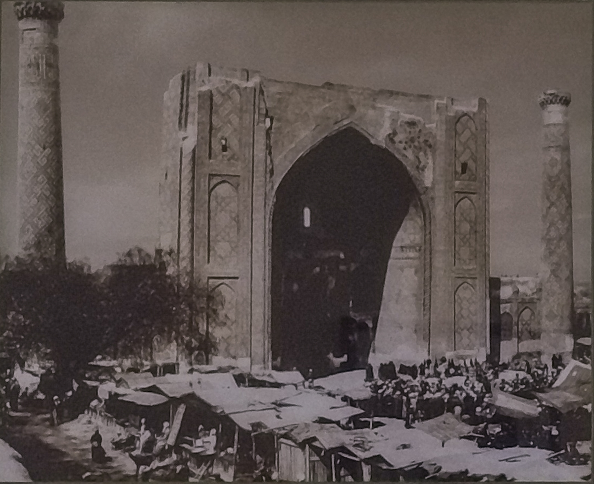 Before and after: Ulugh Beg Madrasah in disrepair