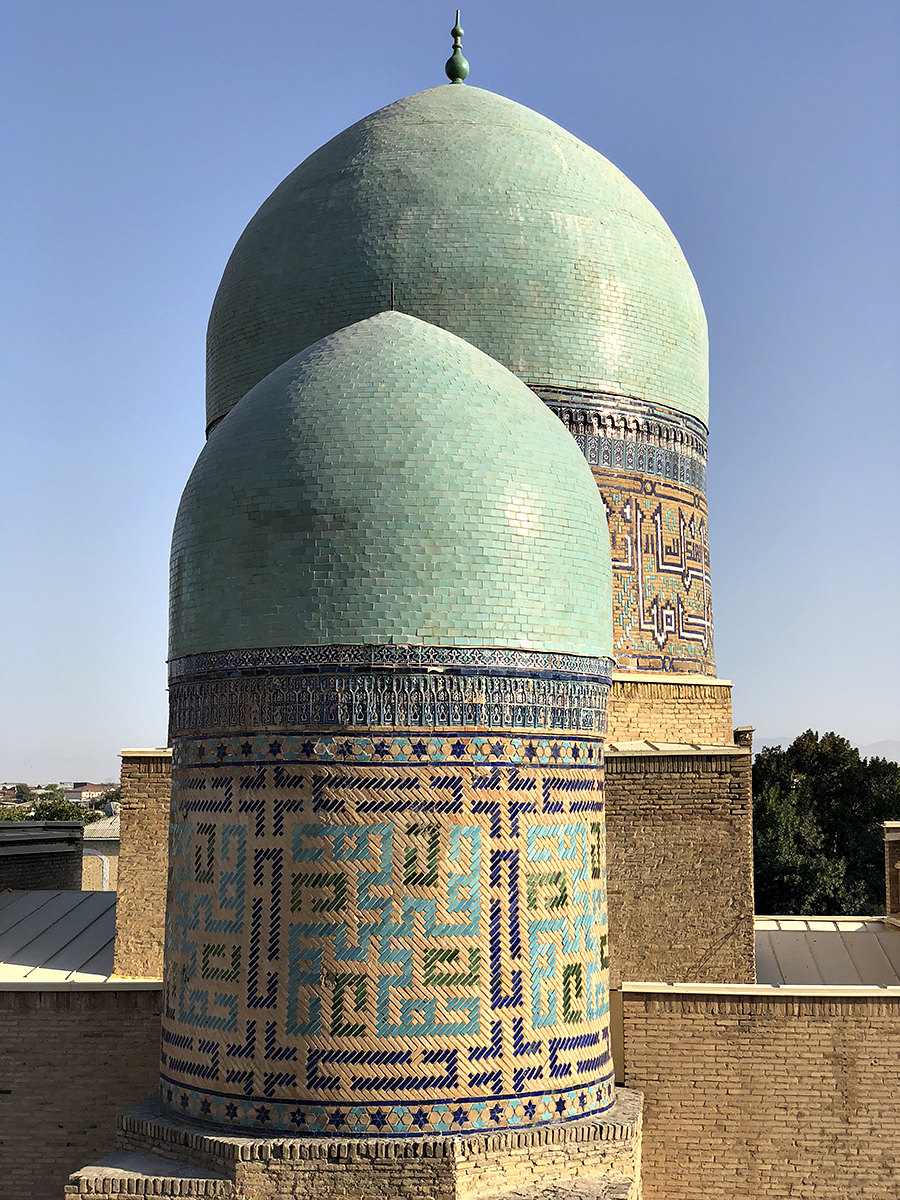 Domes, Shah-i-Zinda, Samarkand