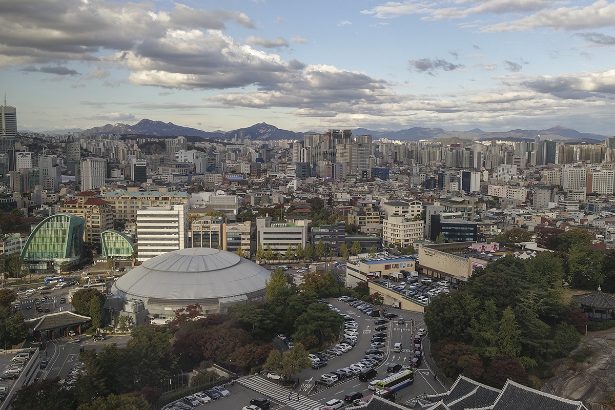 A nice day for a change in Seoul