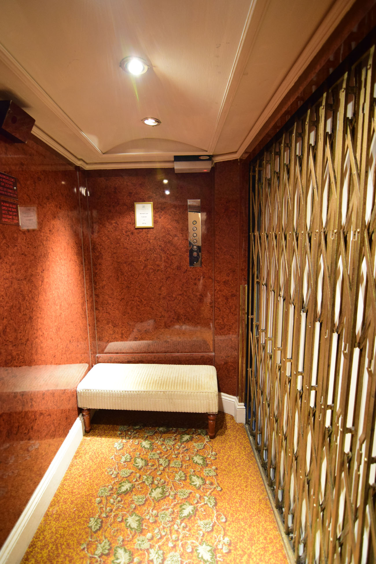 Colonnade elevator