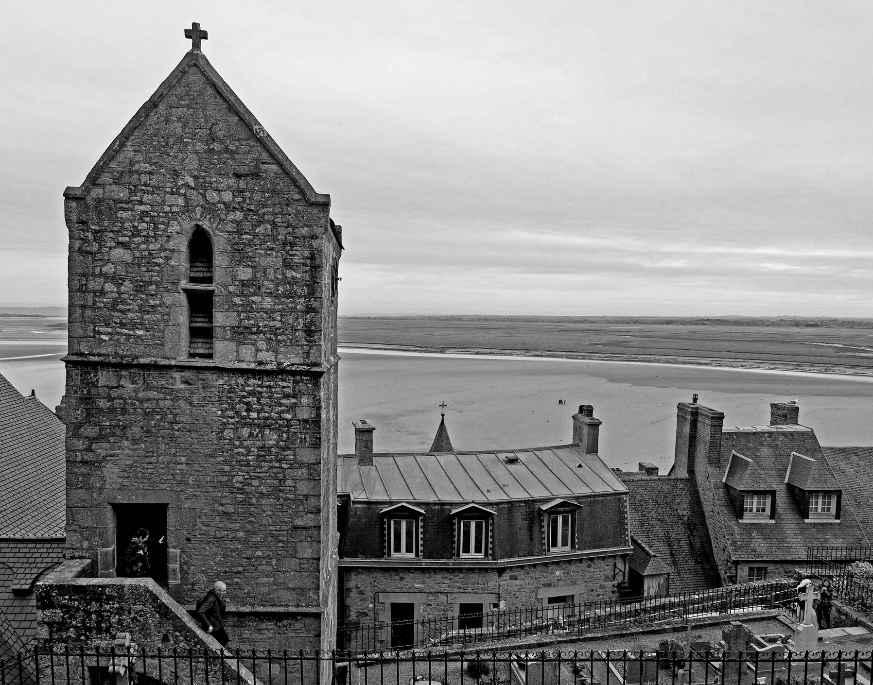 Mont Saint Michel, inside and outside.