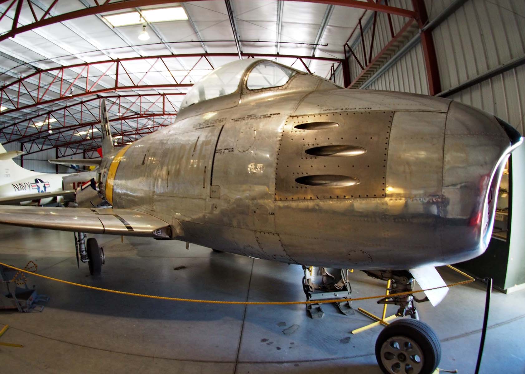 Aircraft in Chino Museum. 